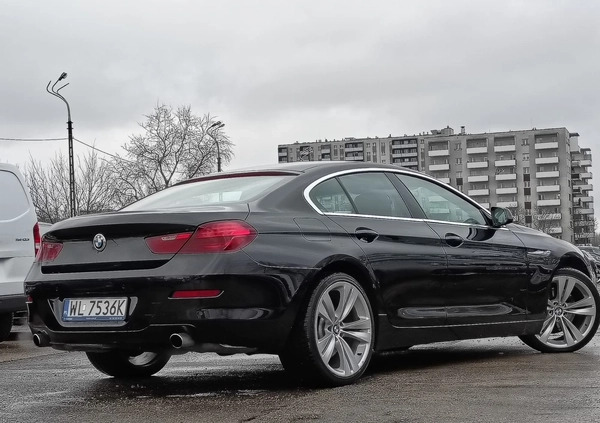 BMW Seria 6 cena 104900 przebieg: 183287, rok produkcji 2013 z Warszawa małe 596